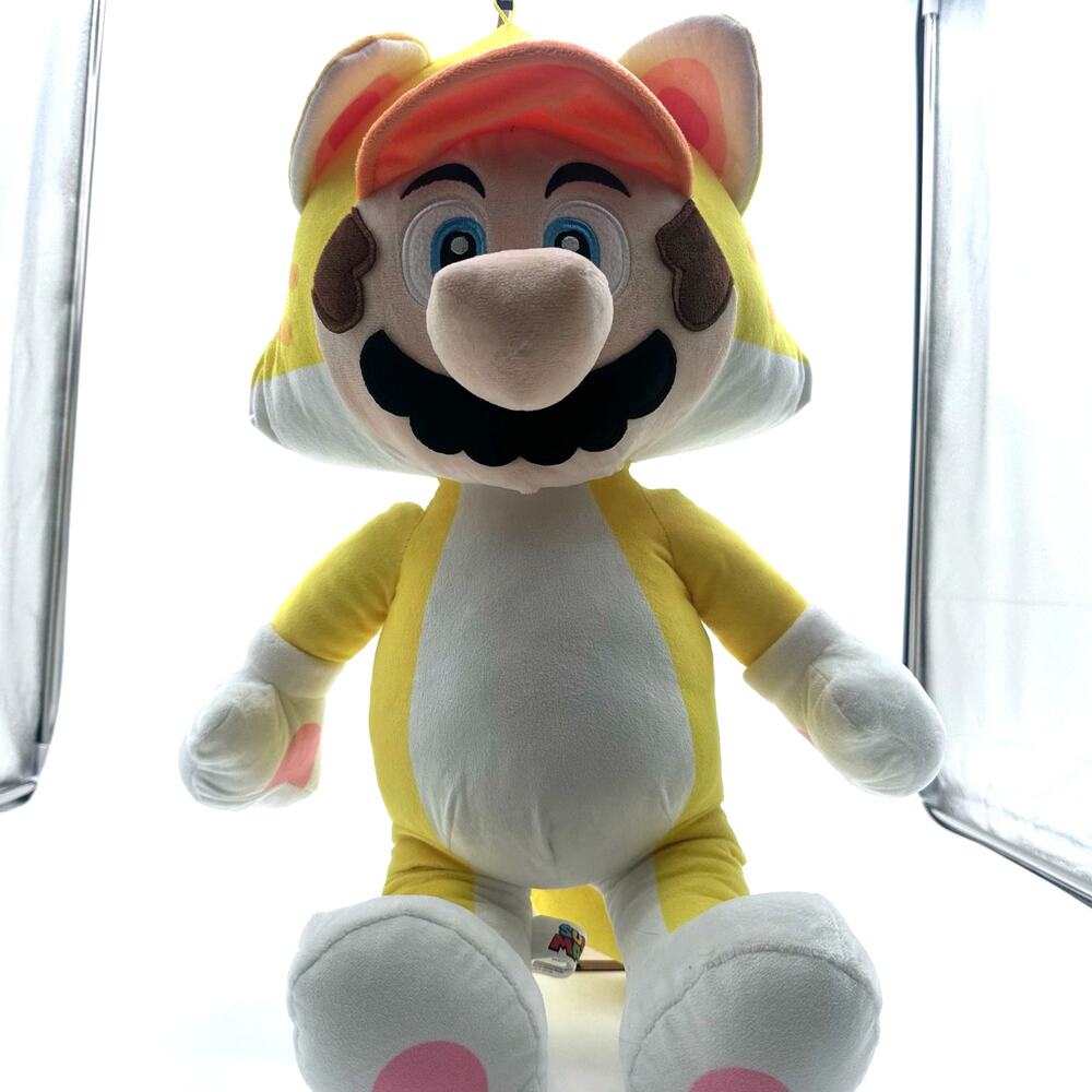 LARGE 20" Mario in a CAT SUIT MARIOCART Nintendo SwitchSuper 3D Brothers Plush